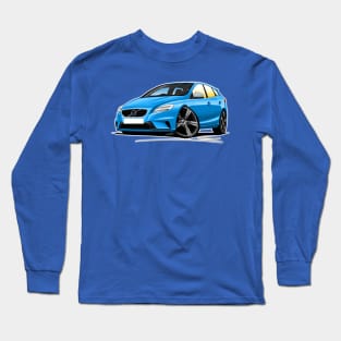 Volvo V40 R-Design Blue Long Sleeve T-Shirt